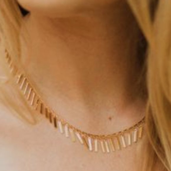 Love Poppy Hanging Bars Necklace - Picture 3 of 3